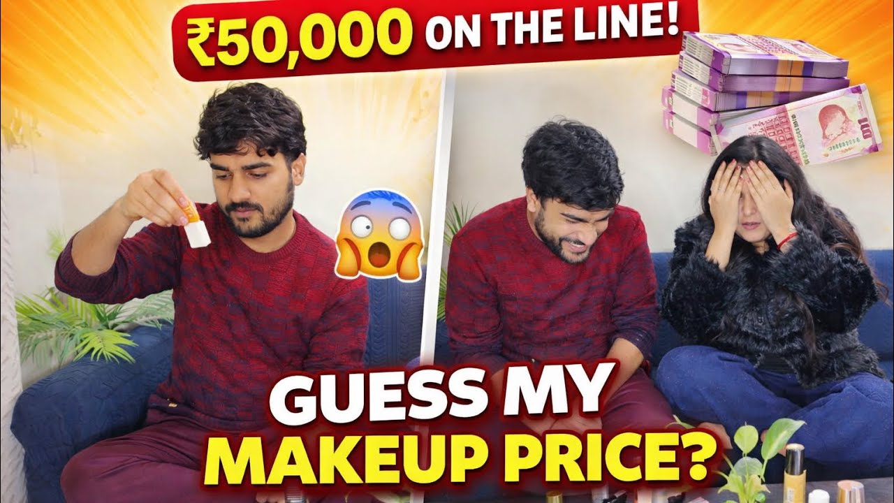 Makeup prices ne dia husband ko shock 🤪full masti 🤣