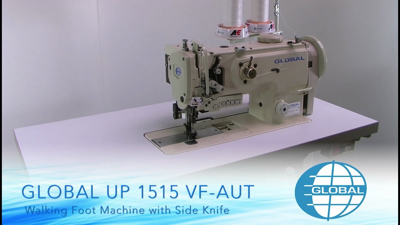 Global UP 1515 VF-AUT - Walking foot sewing machine with side knife