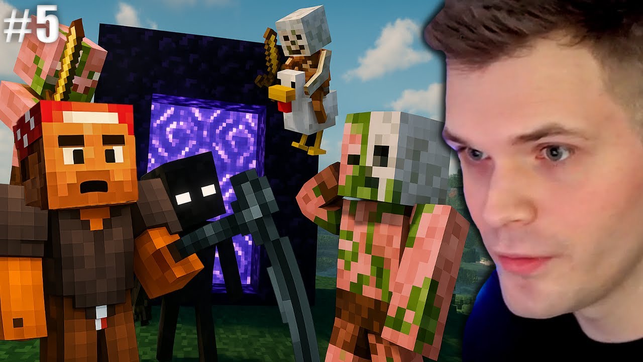 WYPRAWA DO NETHERU i DUNGEON  | MINECRAFT: Cave Horror Project |