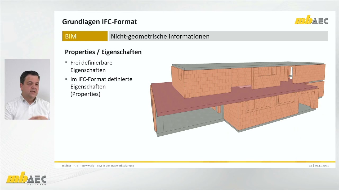 mbinar - A|BI - BIM in der Tragwerksplanung - Grundlagen und Import (IFC) von Gebäudemodellen