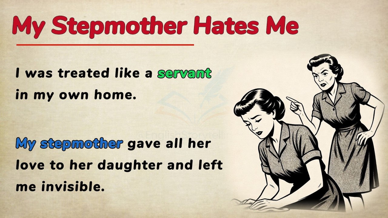 My Stepmother Hates Me  - Learn English with Stories ⭐️ | English Listening & Speaking Practice