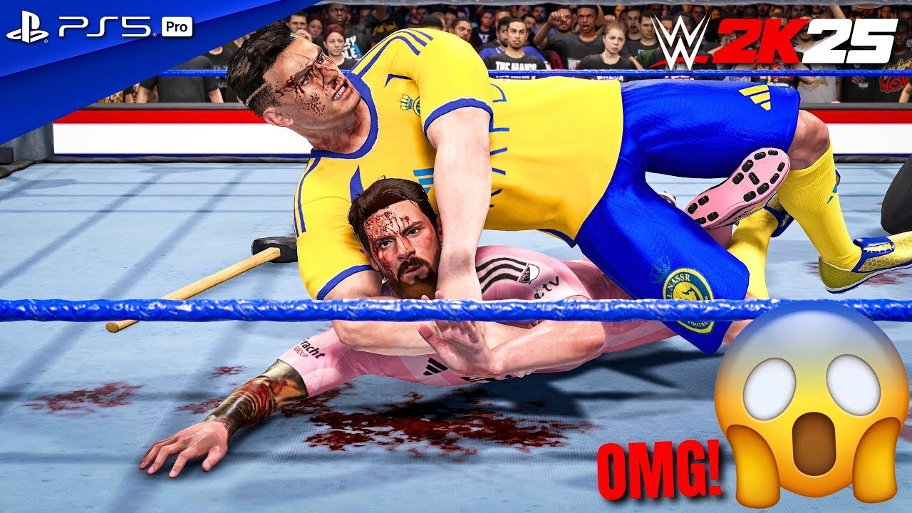 Messi vs Ronaldo WWE 2k25 Live 🔥 |  Who Will Win This Match? |