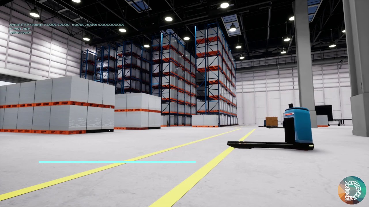 Warehouse and Factory 3D Simulation