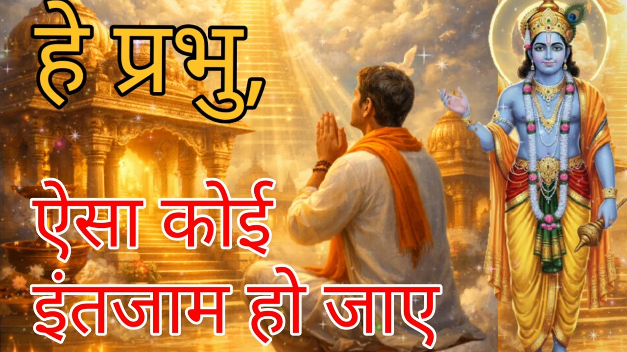 हे प्रभु ऐसा कोई इंतज़ाम हो जाए 🙏 | Heart Touching Bhajan | Spiritual Prayer Song