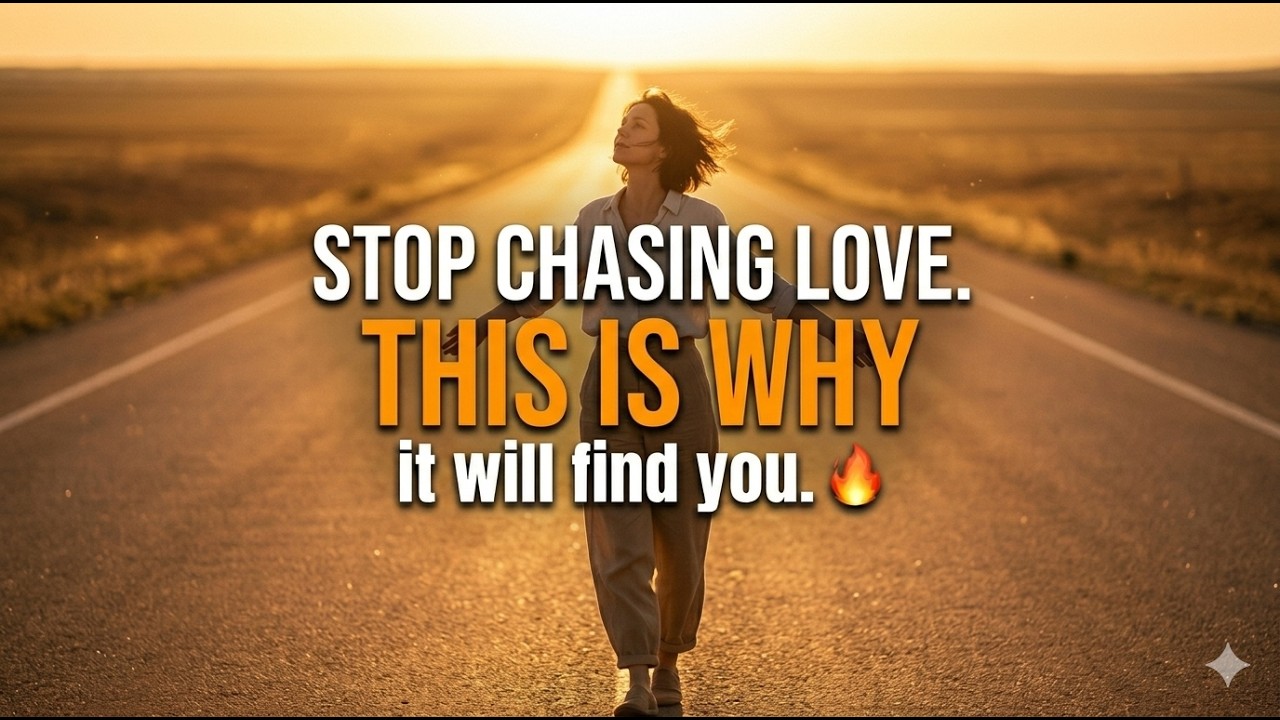 The moment you stop chasing love... it finds you. Here's why 🔥