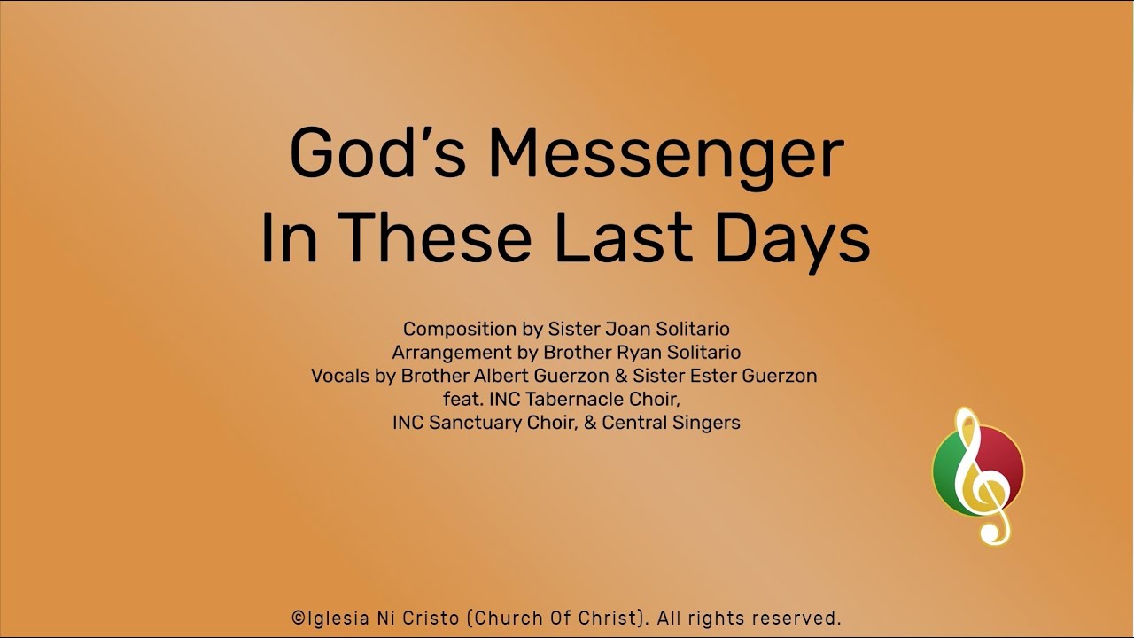 God's Messenger In These Last Days