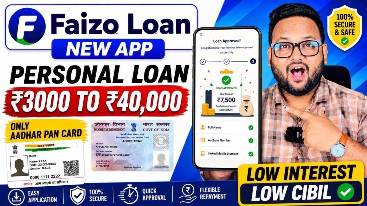 New Loan App | Kharab Cibil Score Per Personal Loan | Loan App for Low Cibil|Aadhar Loan Review 2026