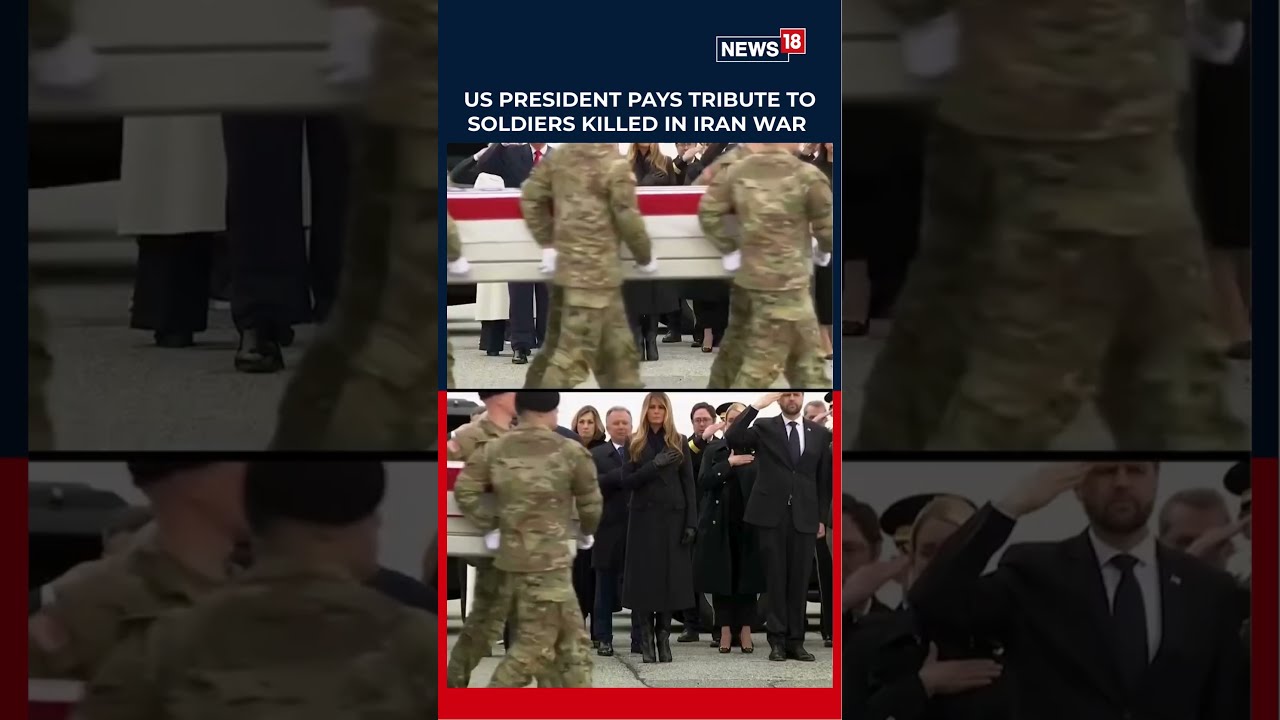US President pays tribute to soldiers killed in Iran war in Middle East | Operation Epic Fury | N18S