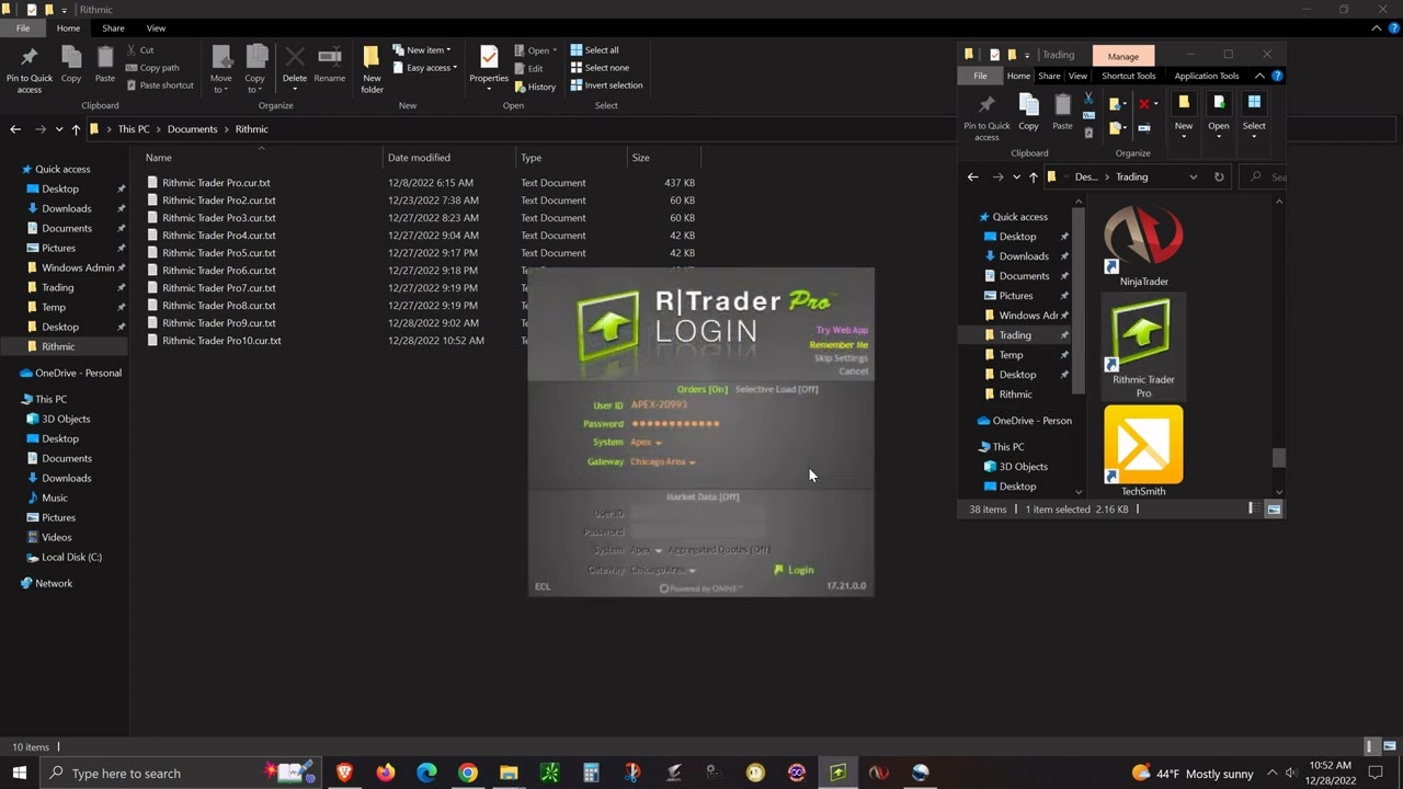 Rithmic Error
