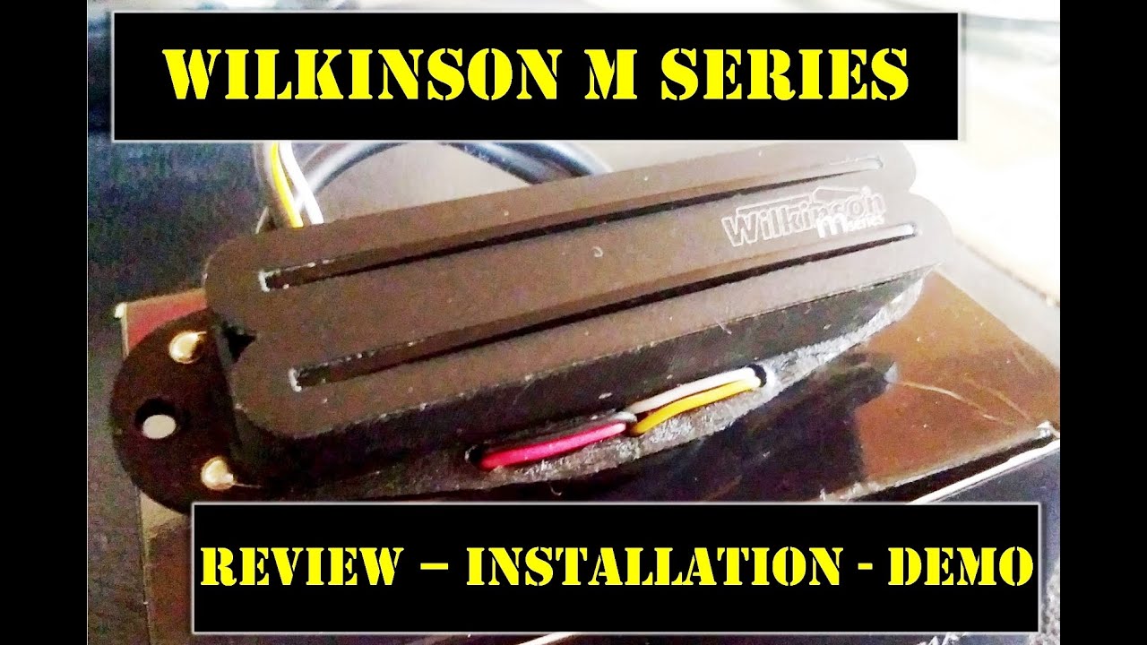 Wilkinson M series Pickups - Review Installation and Demo (Tagalog)
