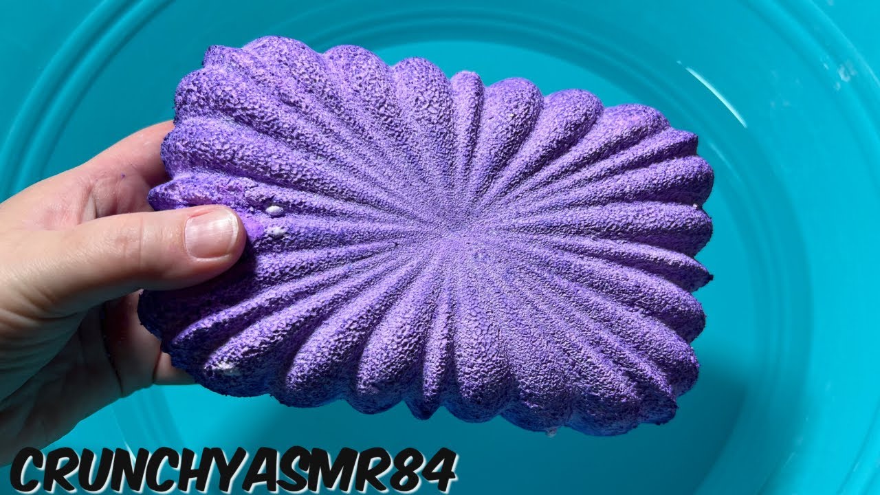Purple Hydrophobic Chalk Crush | Oddly Satisfying | ASMR | Sleep Aid