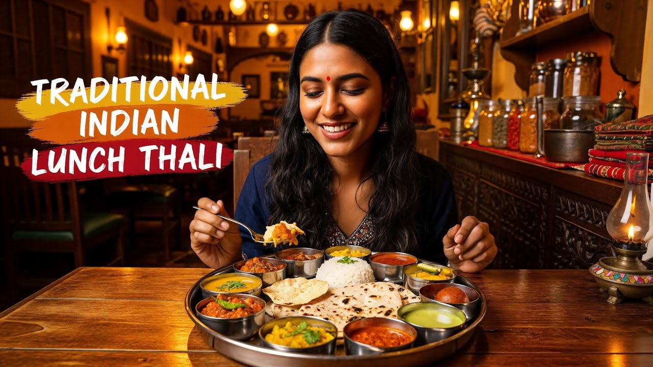I Tried The World's Most Extravagant Indian Lunch Thali