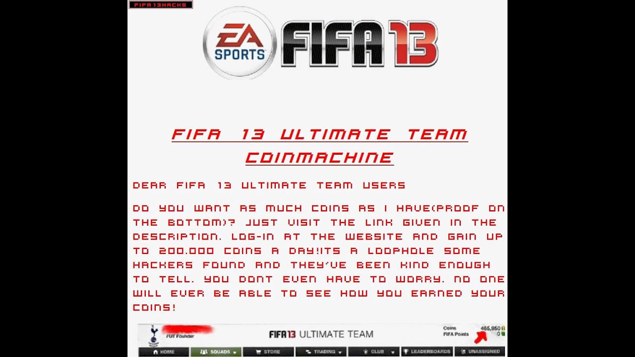 Fifa 14 Ultimate Team Hack (PS3 ONLY)