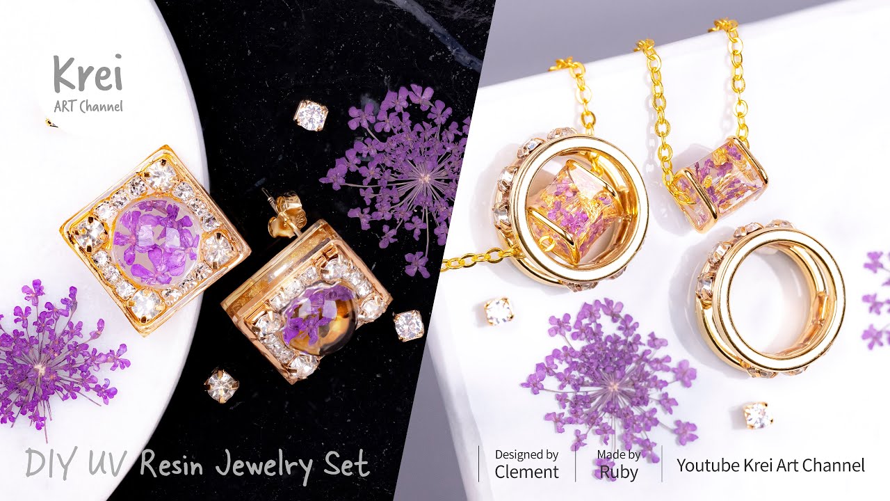 【UVレジン】魅惑のパープルコレクションセット〜♪ UV Resin-Enchanting purple Collection Set!