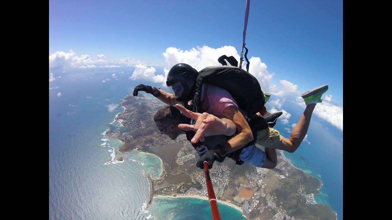 Skydiving experience in Saint Martin, Caribbean 🤘🏽