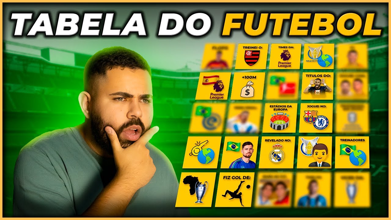 DIFICULTAMOS O TABULEIRO DO FUTEBOL 🔥 *É POSSÍVEL COMPLETAR?*
