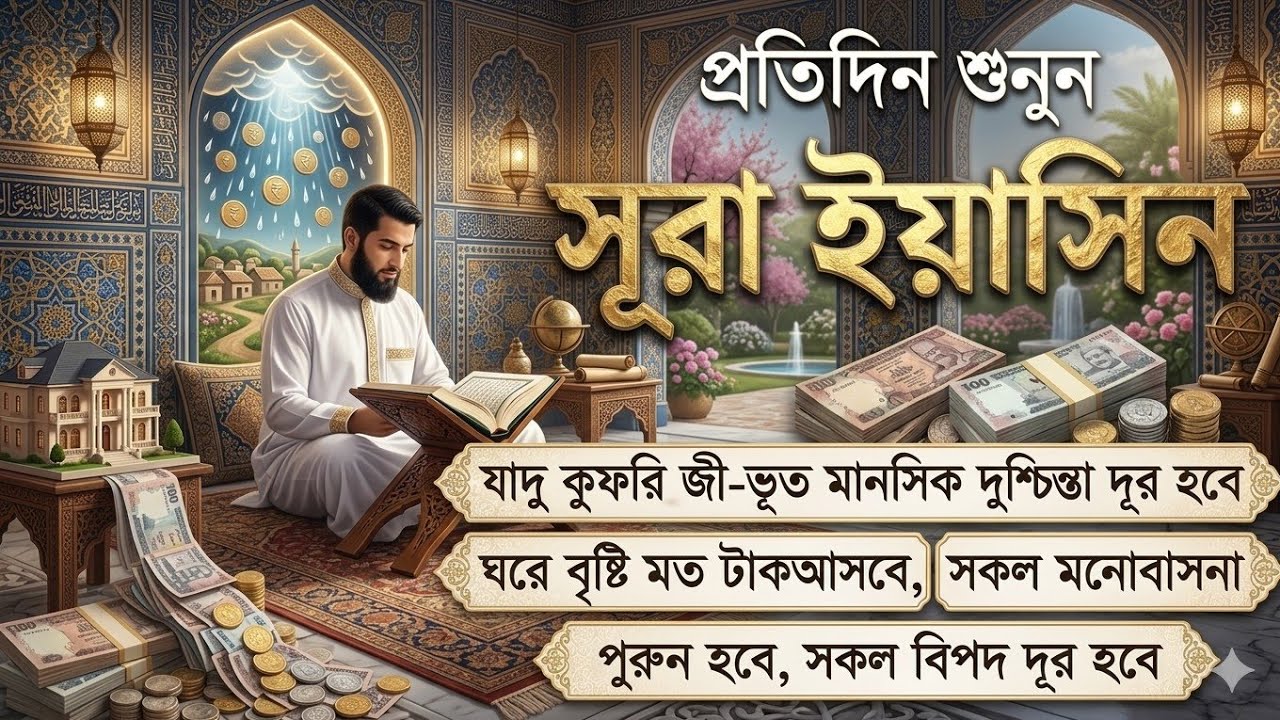 (প্রতিদিন শুনুন)কলিজা ঠান্ডা করা কণ্ঠে সূরা ইয়াসিন |Quran Tilawat |Surah Yaseen | #SurahYasin