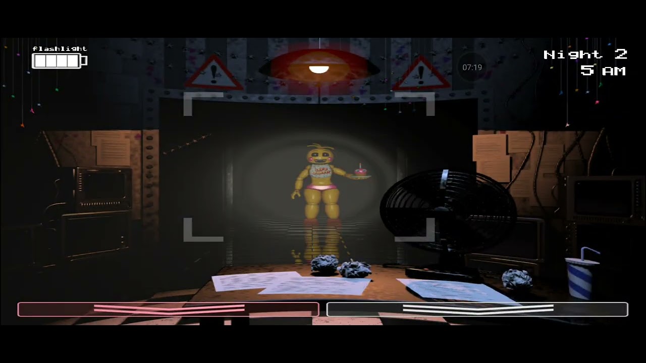 Five nights at Freddy's 2 (Пять ночей с Фредди 2) возвращение аниматроников(🐻🐰🐥🦊) #1