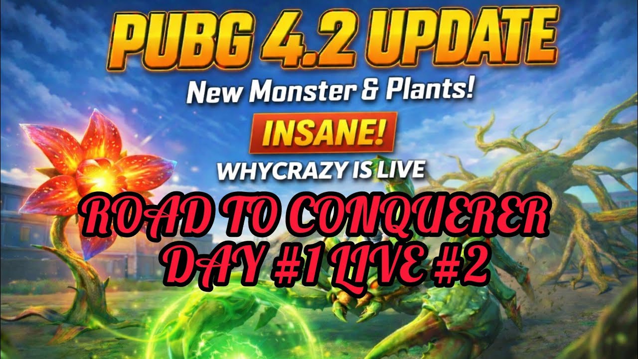 ROAD TO CONQUERER DAY #1 | WHY CRAZY IS LIVE 🔴.