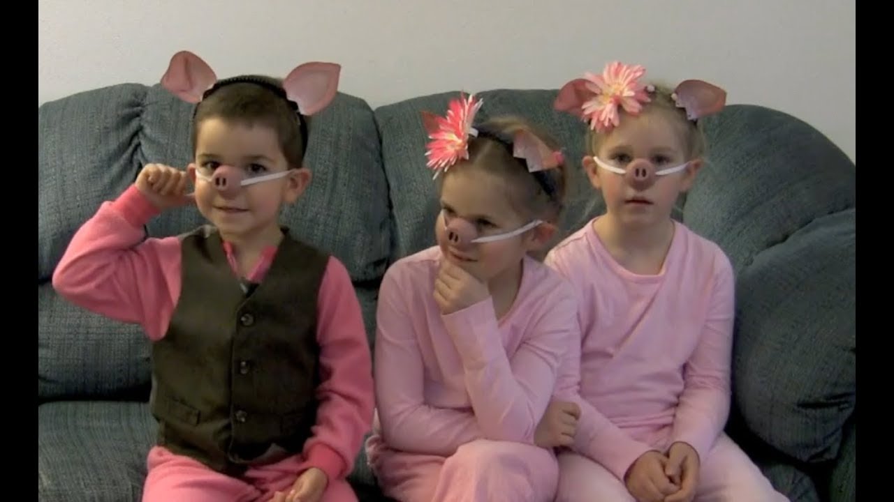 10 YEAR OLD BLOOPERS RE-DISCOVERED!! THREE LITTLE PIGS AND THE BIG BAD WOLF!!