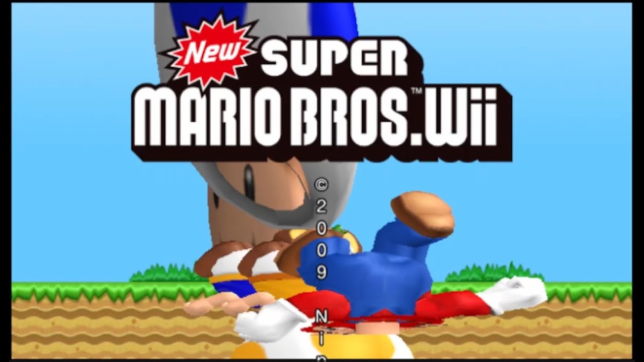 New Super Mario Bros Wii Corruptions 3 (EARRAPE WARNING)