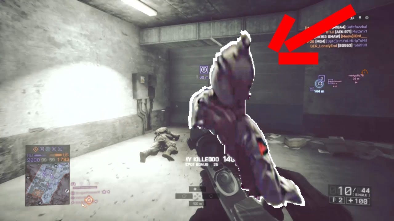 Unlucky Player in BF4 (poor soul)😩