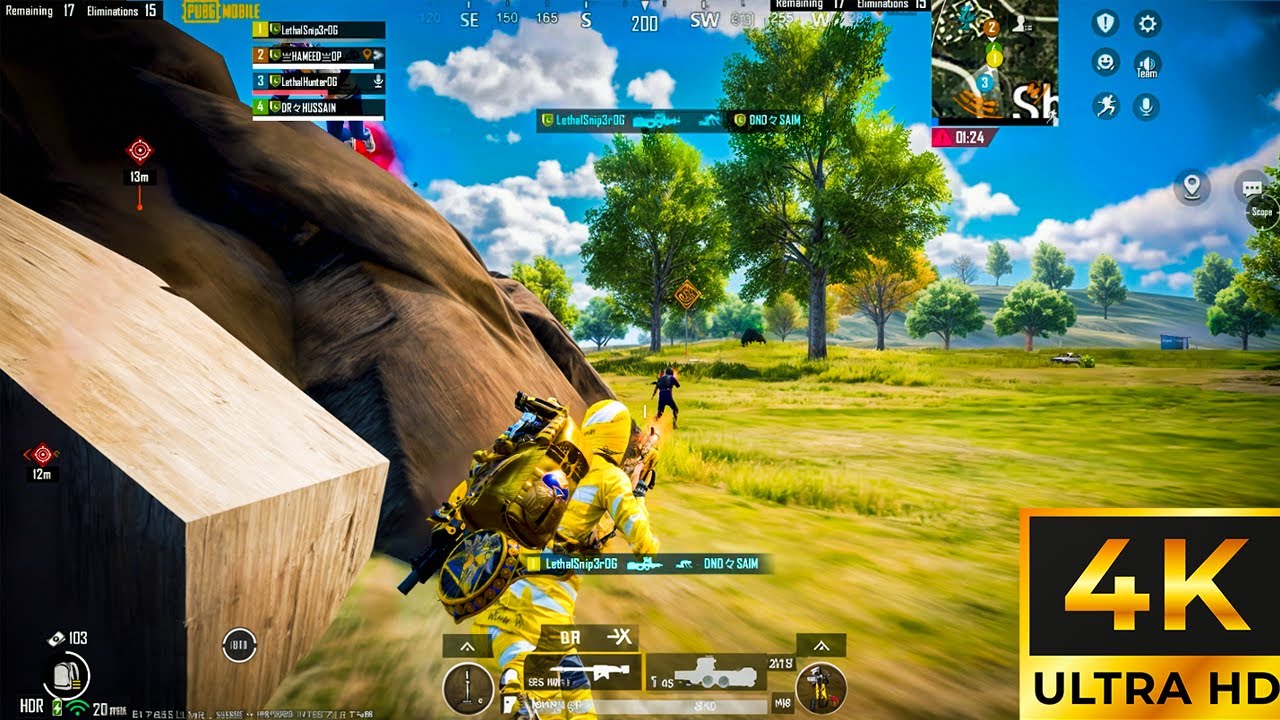 UHD+120 HARD LOBBY FASTEST GAMEPLAY 💀PUBG MOBILE EMULATOR/4K