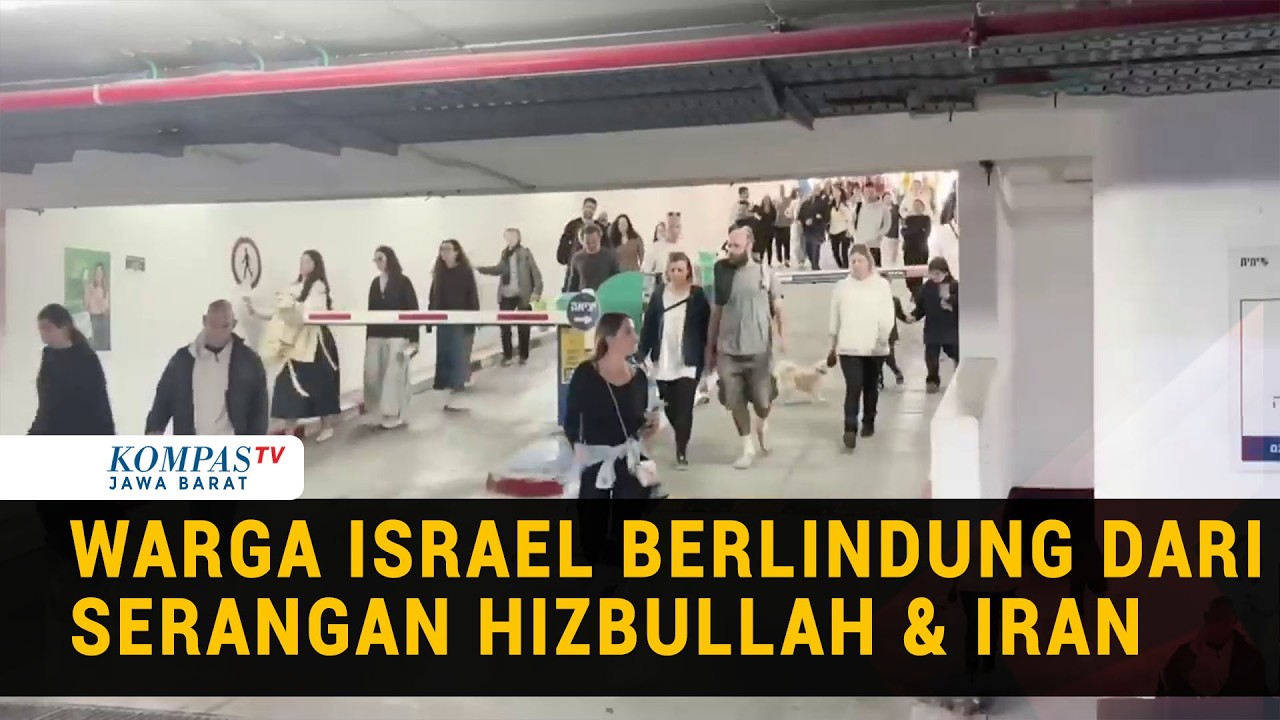Warga Israel Berlindung di Bawah Tanah Usai Tel Aviv Jadi Target Serangan Iran