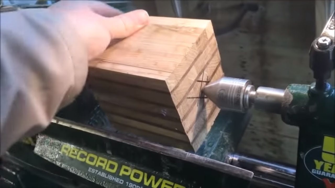 Woodturning - The Mahogany Inlay Box