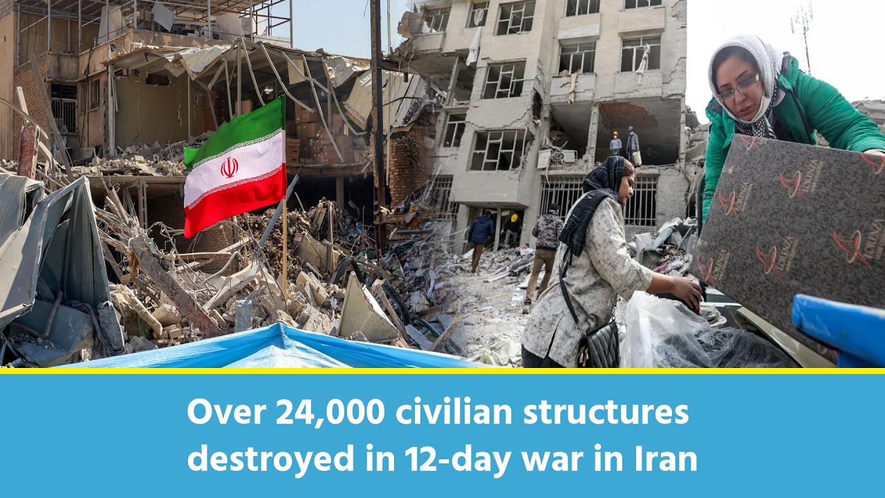 Over 24,000 civilian structures destroyed in 12-day war in Iran