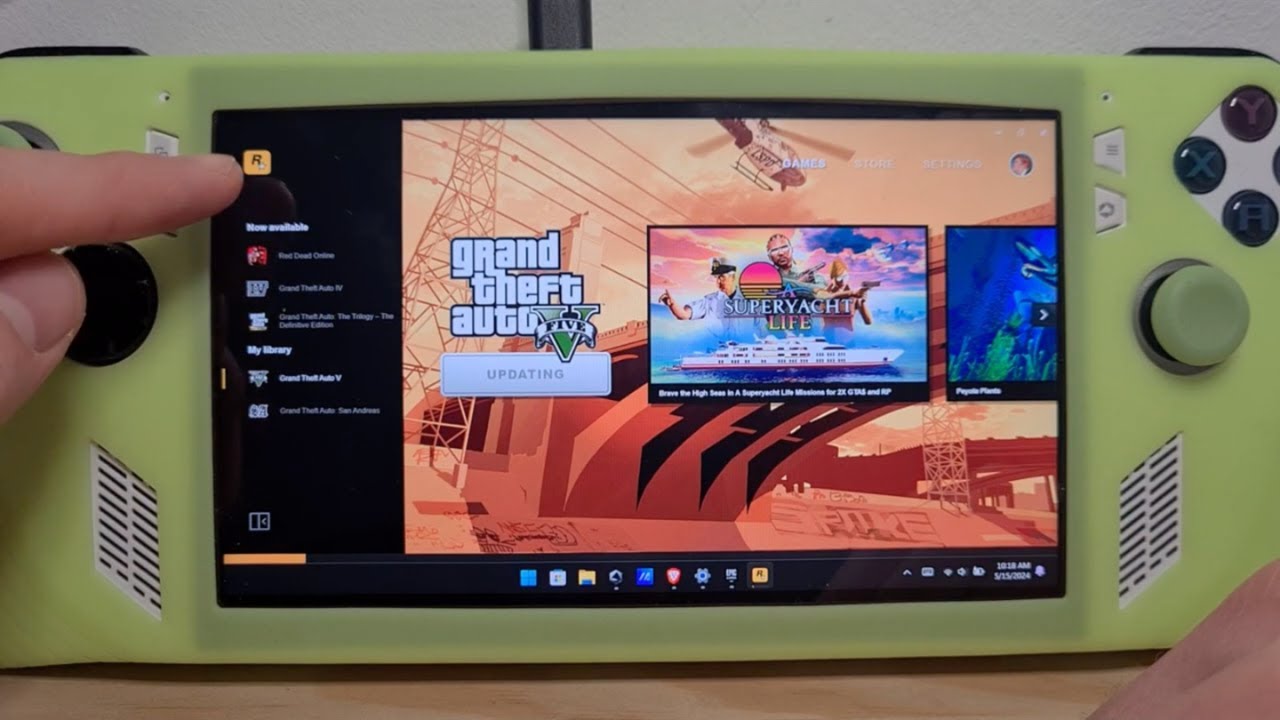 How To Download GTA 5 On ROG Ally