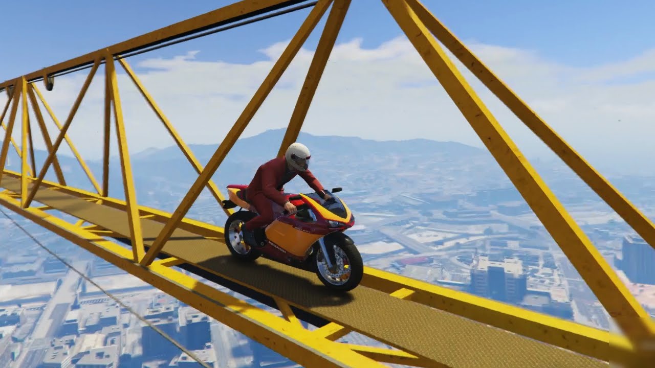 EPIC BIKE CITY JUMPS! (GTA 5 Online)
