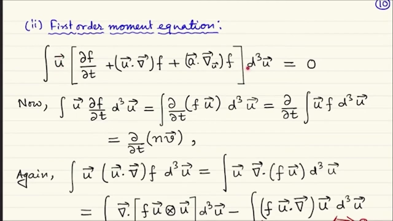 Derivation of moment equations II #swayamprabha