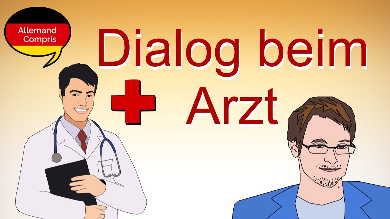 🇩🇪  Au cabinet médical | Dialogue et vocabulaire | #apprendreallemand
