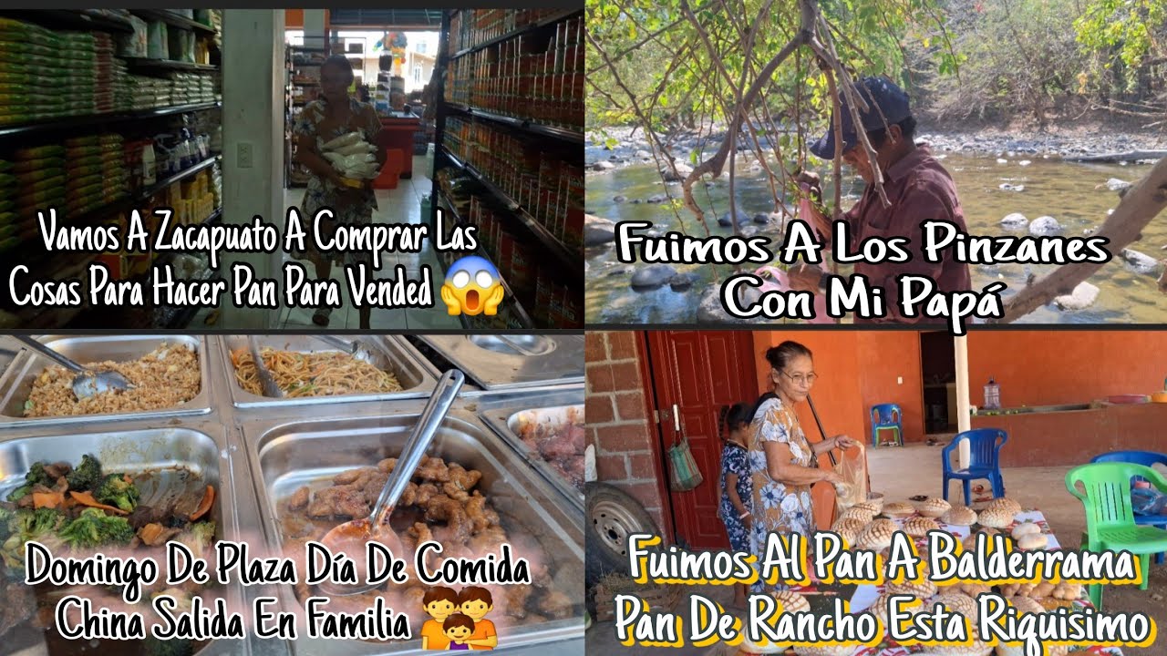 VAMOS A ZACAPUATO A COMPRAR LAS COSAS PARA HACER PAN PARA VENDER😱/FUIMOS A LOS PINZANES CON MI PAPA