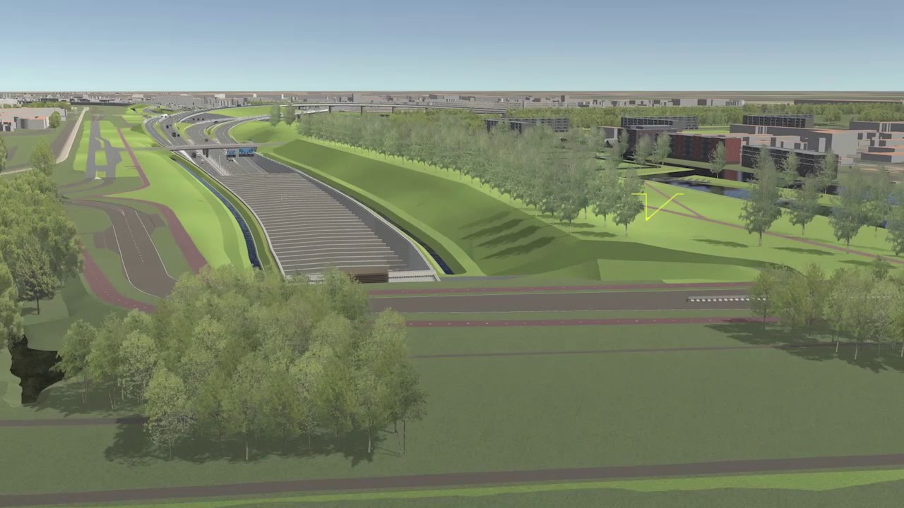 Blankenburgtunnel (animatie Rijkswaterstaat)