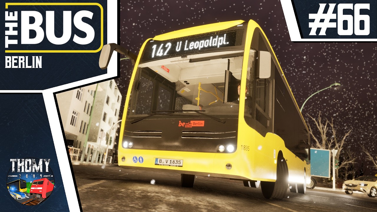 THE BUS [EARLY ACCESS] 🚌 #66 - Verschneite neue Linie 142! [Hin und Rückfahrt] [Berlin]