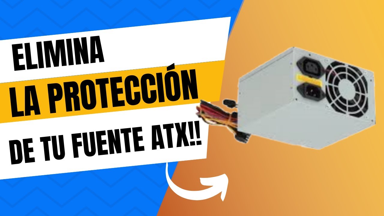 Elimina la protección de tú fuente ATX!!!. Construyendo una fuente de laboratorio.