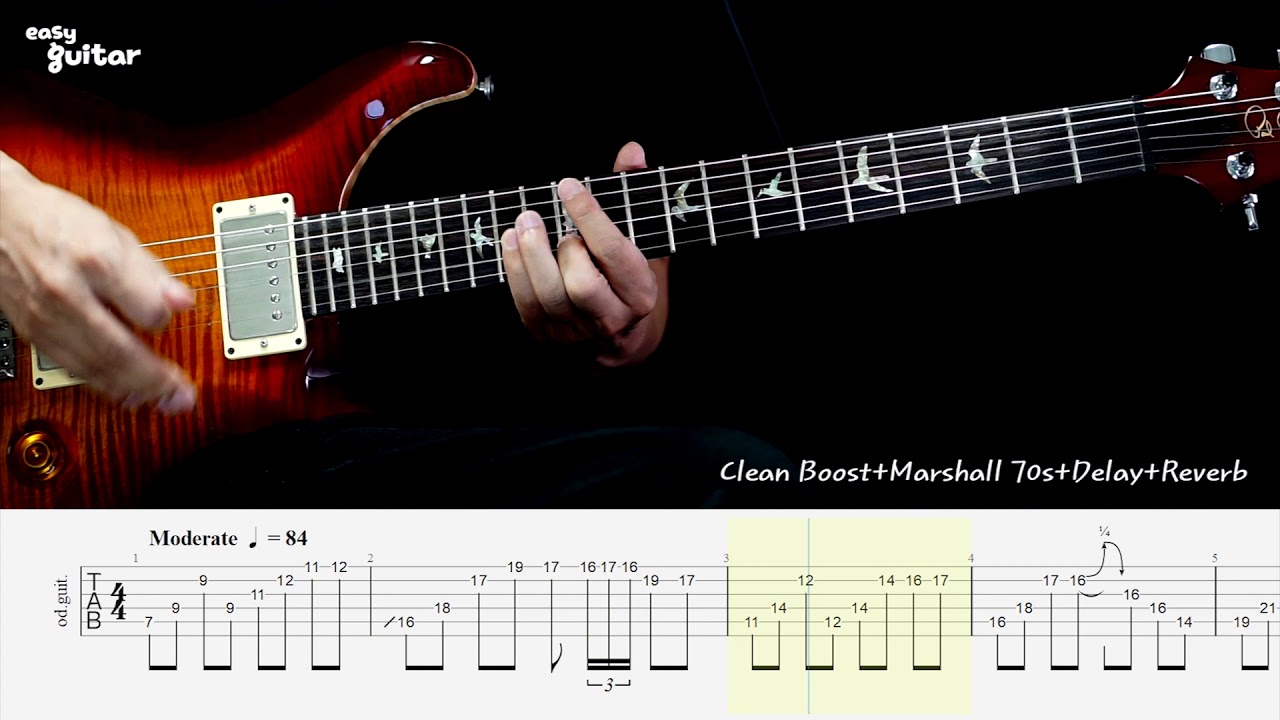 Neil Zaza - I'm alright Guitar Lesson With Tab (Slow Tempo)
