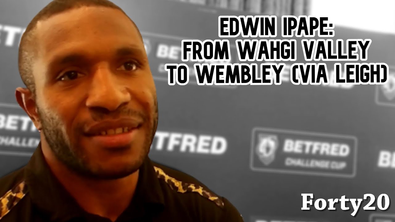 Edwin Ipape on the Challenge Cup Final and life in Leigh - Forty20 TV