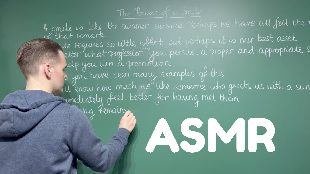 Chalk ASMR: The Most Satisfying Writing & Erasing Sounds