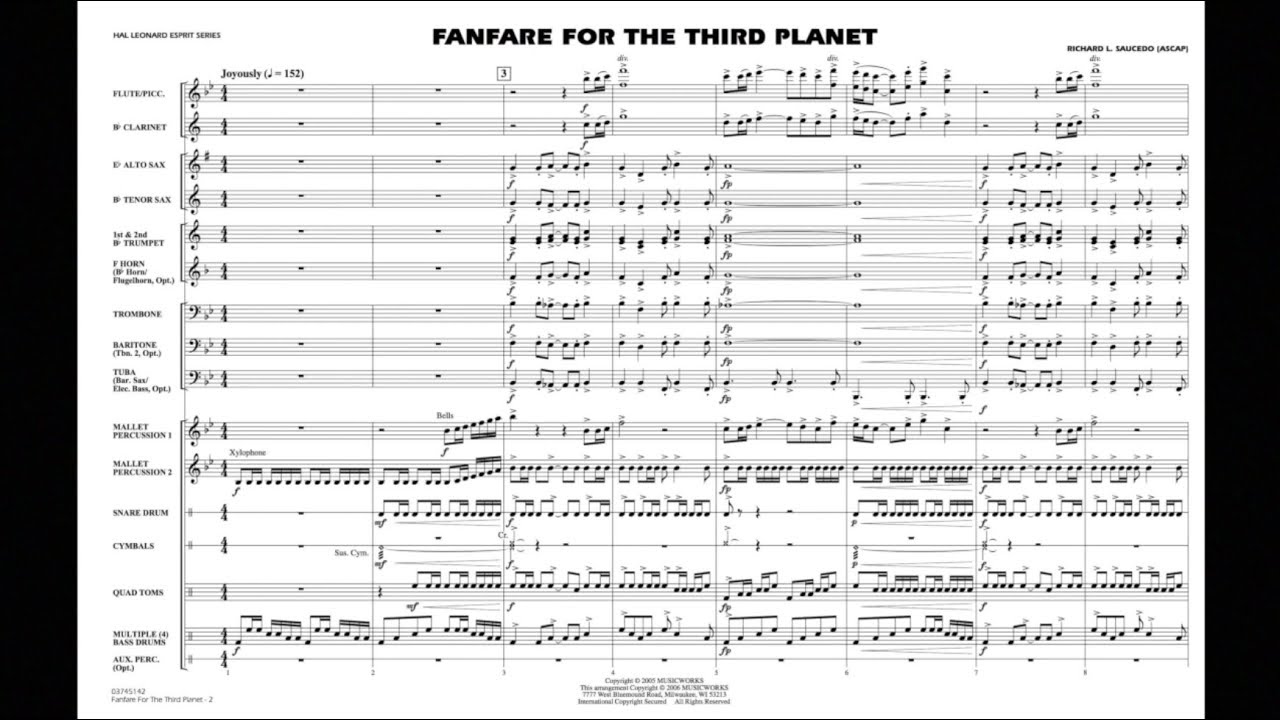 Fanfare for the Third Planet by Richard L. Saucedo