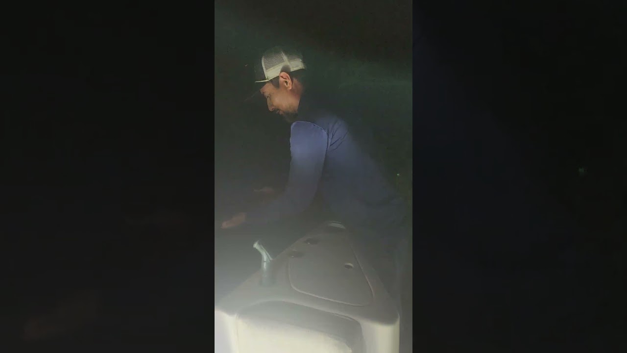 Catching snook at night! 