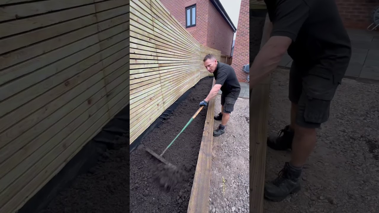 Sleeper beds and trees!!! #landscaping #trees #sleepers #landscaper #diy