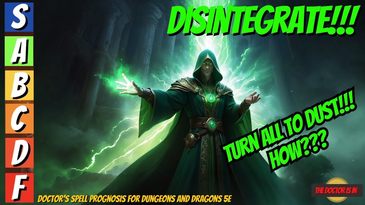 DISINTEGRATE Is One Of The Most Powerful Spells In Dungeons and Dragons How Does It Work