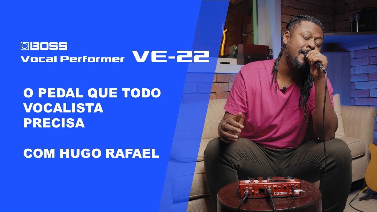 BOSS VE-22 Vocal Performer - Demonstração dos Efeitos, Backing Vocals e Mais | Com Hugo Rafael