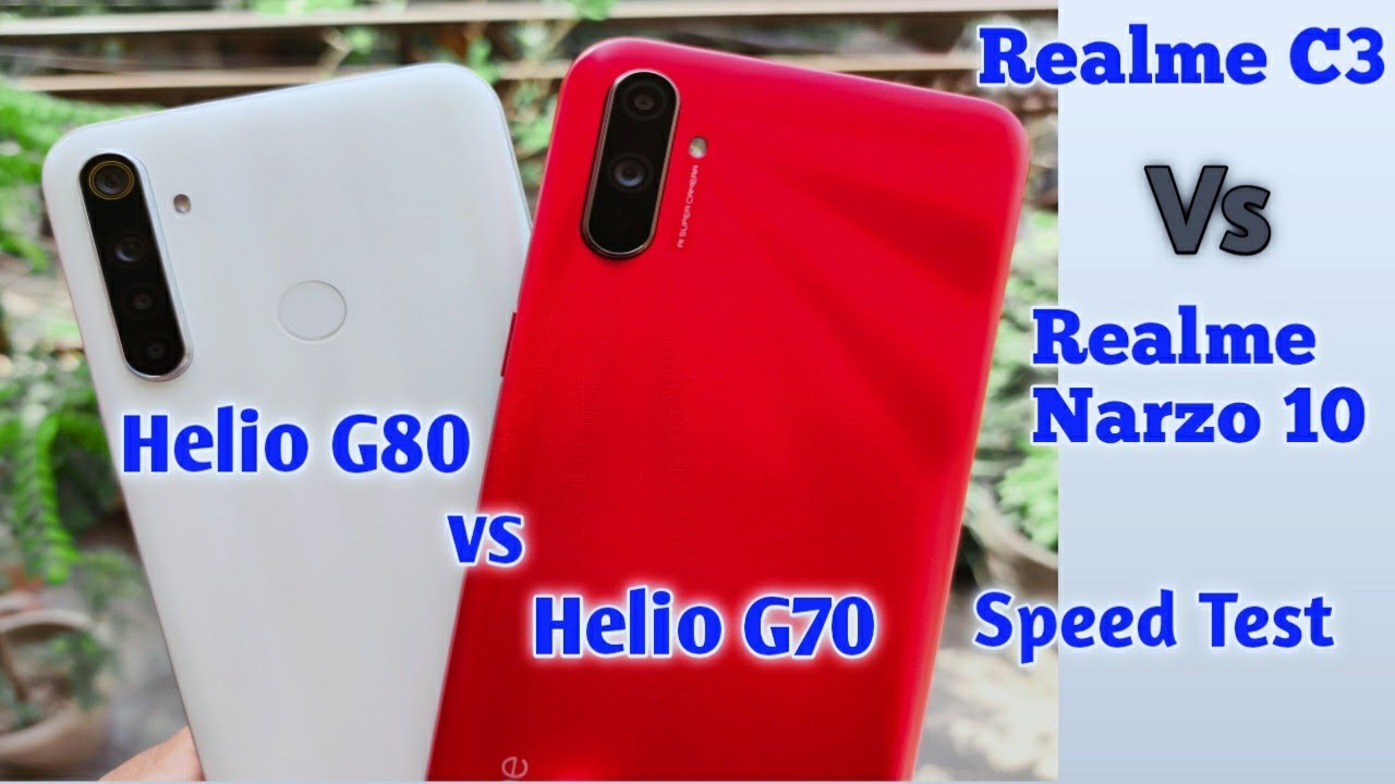 Realme C3 vs Realme Narzo 10 Speed Test | Comparison |