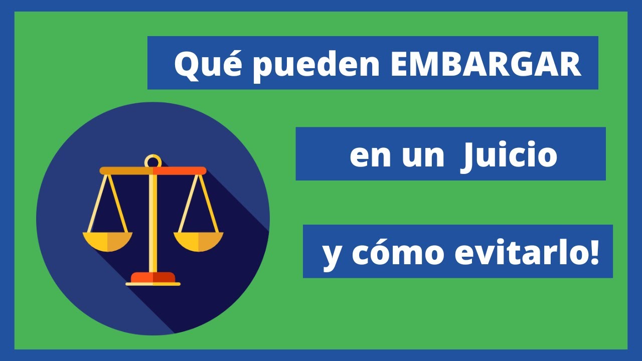 ¿Qué me pueden embargar en un juicio monitorio?