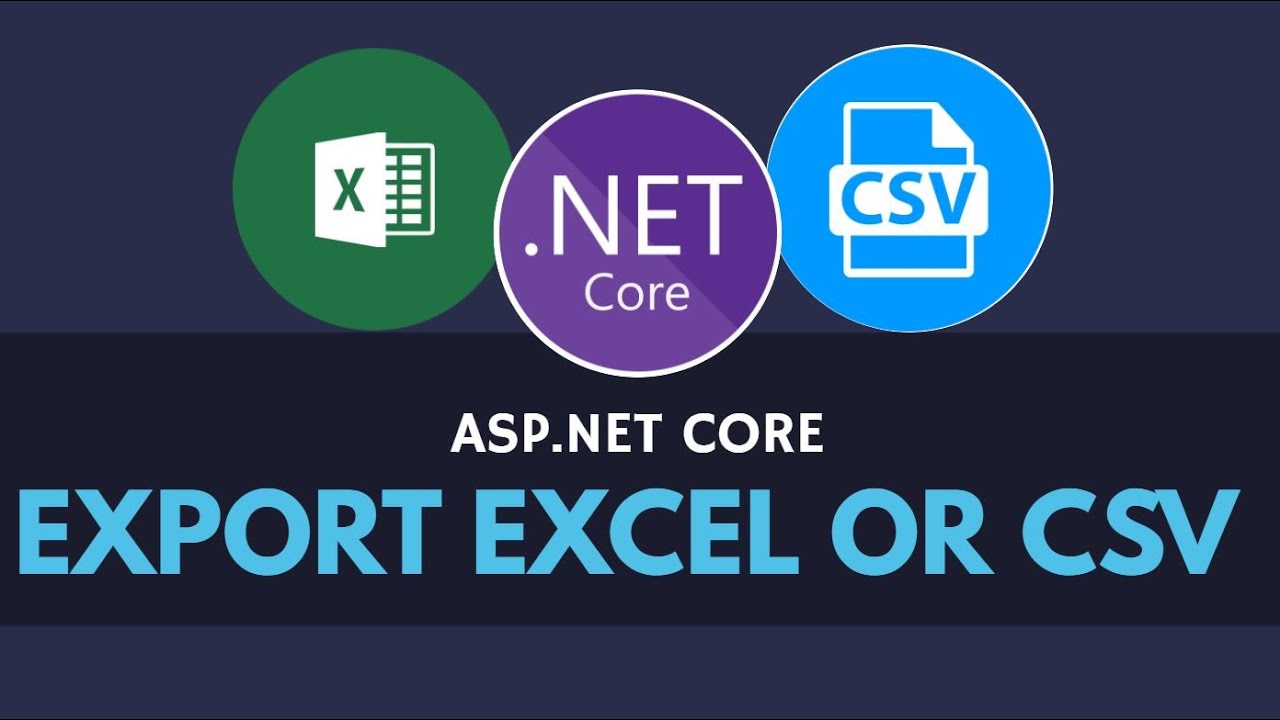 How to Export Excel or CSV File in ASP.NET Core
