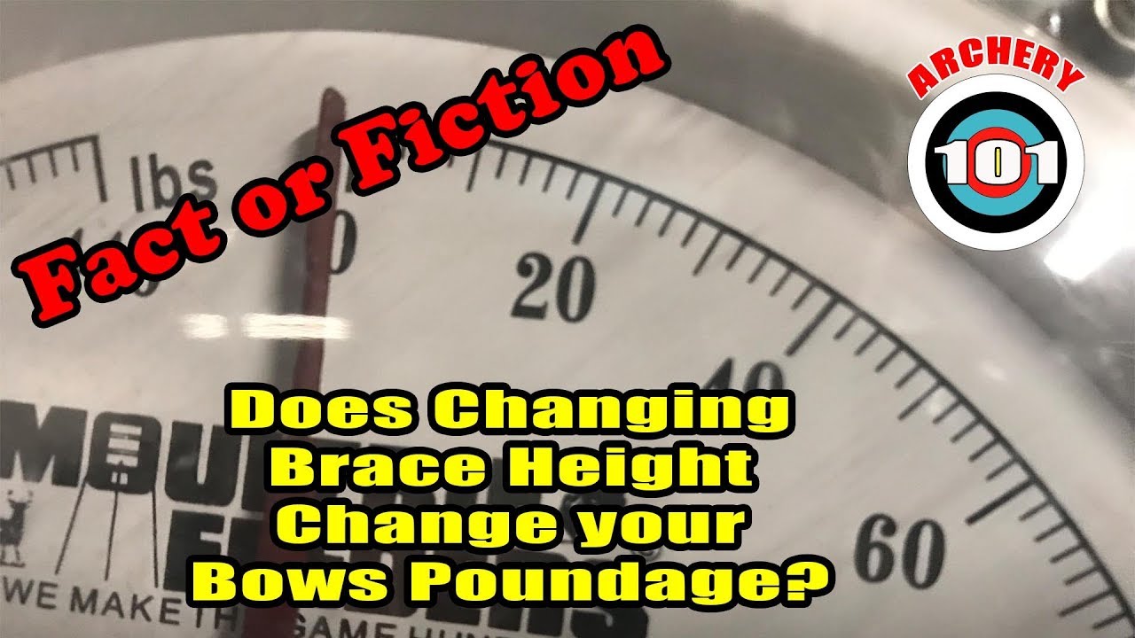 Trad Archery 101   Fact or Fiction; Change Poundage by Changing Brace Height